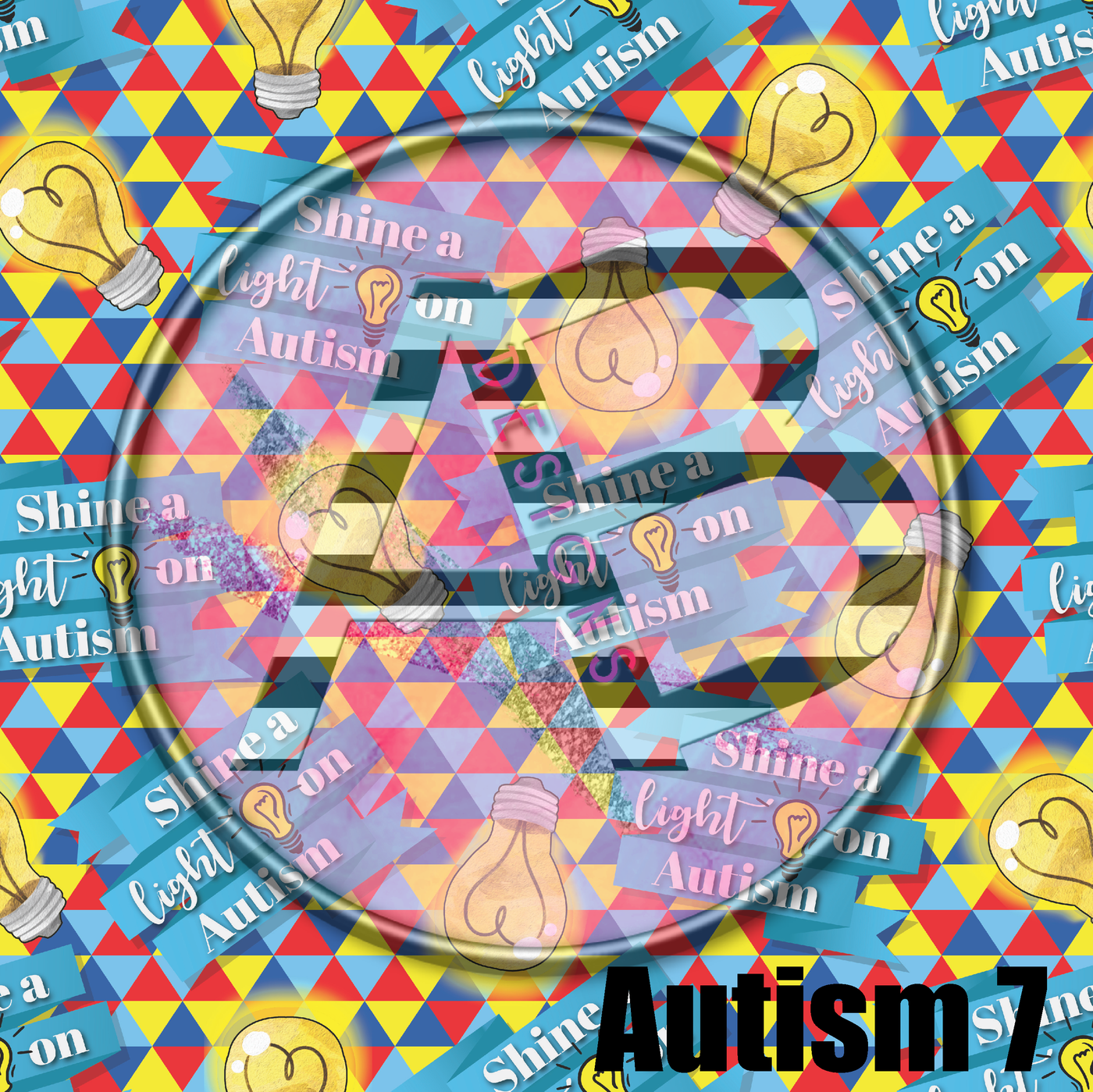 Adhesive Patterned Vinyl - Autism 7