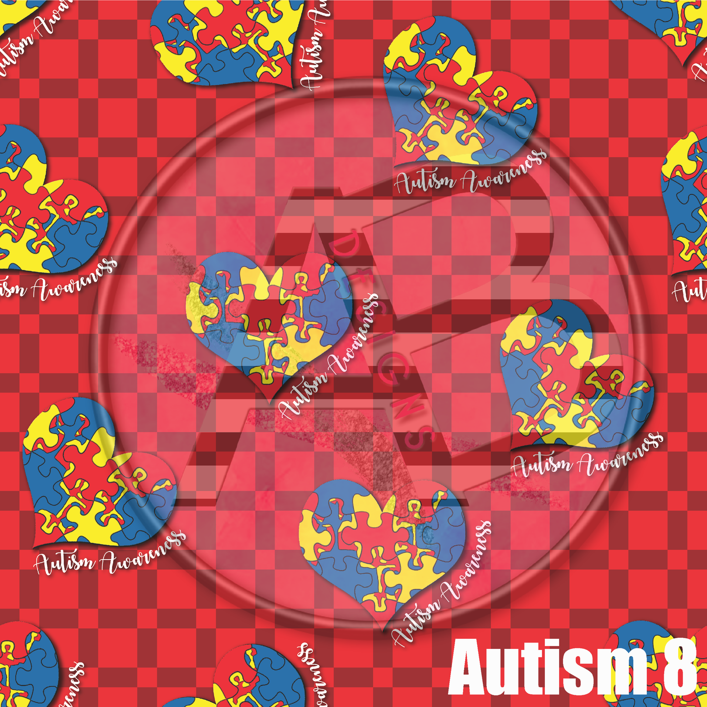 Adhesive Patterned Vinyl - Autism 8