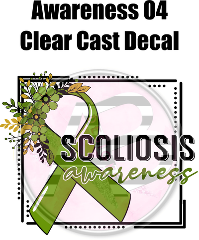 Awareness 4 - Clear Cast Decal - 84