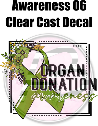 Awareness 06 - Clear Cast Decal - 86