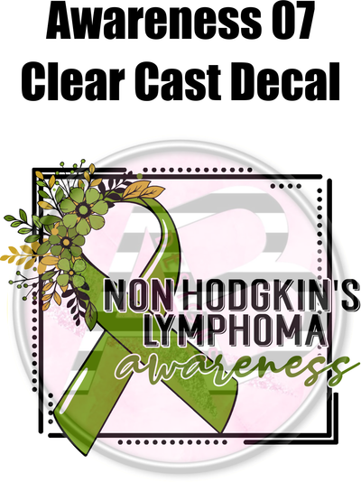 Awareness 07 - Clear Cast Decal - 87