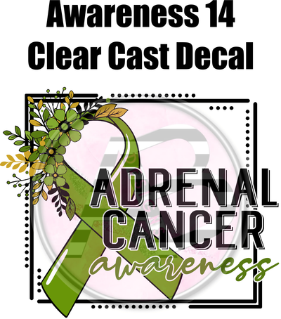 Awareness 14 - Clear Cast Decal - 94