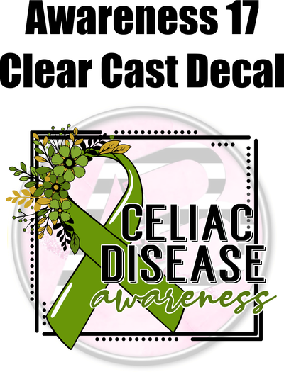 Awareness 17 - Clear Cast Decal - 97