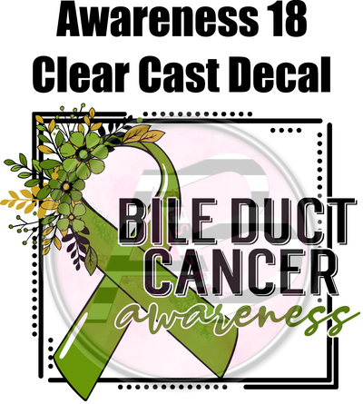 Awareness 18 - Clear Cast Decal - 98