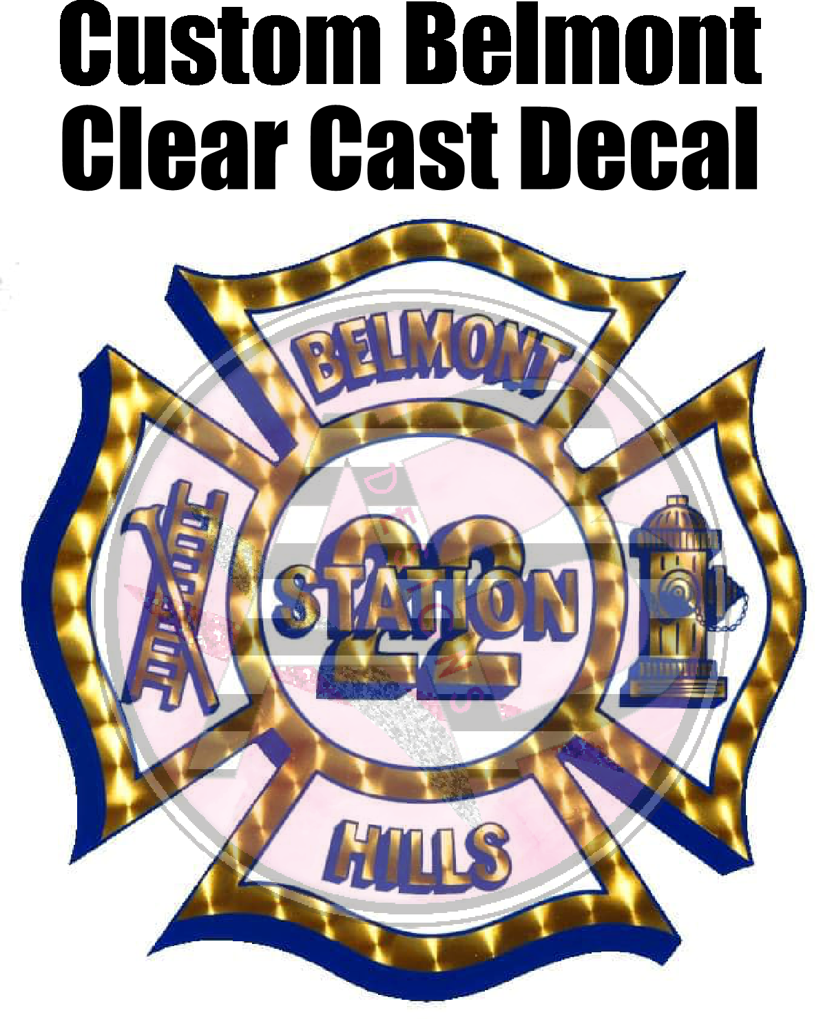 Belmont Custom - Clear Cast Decal