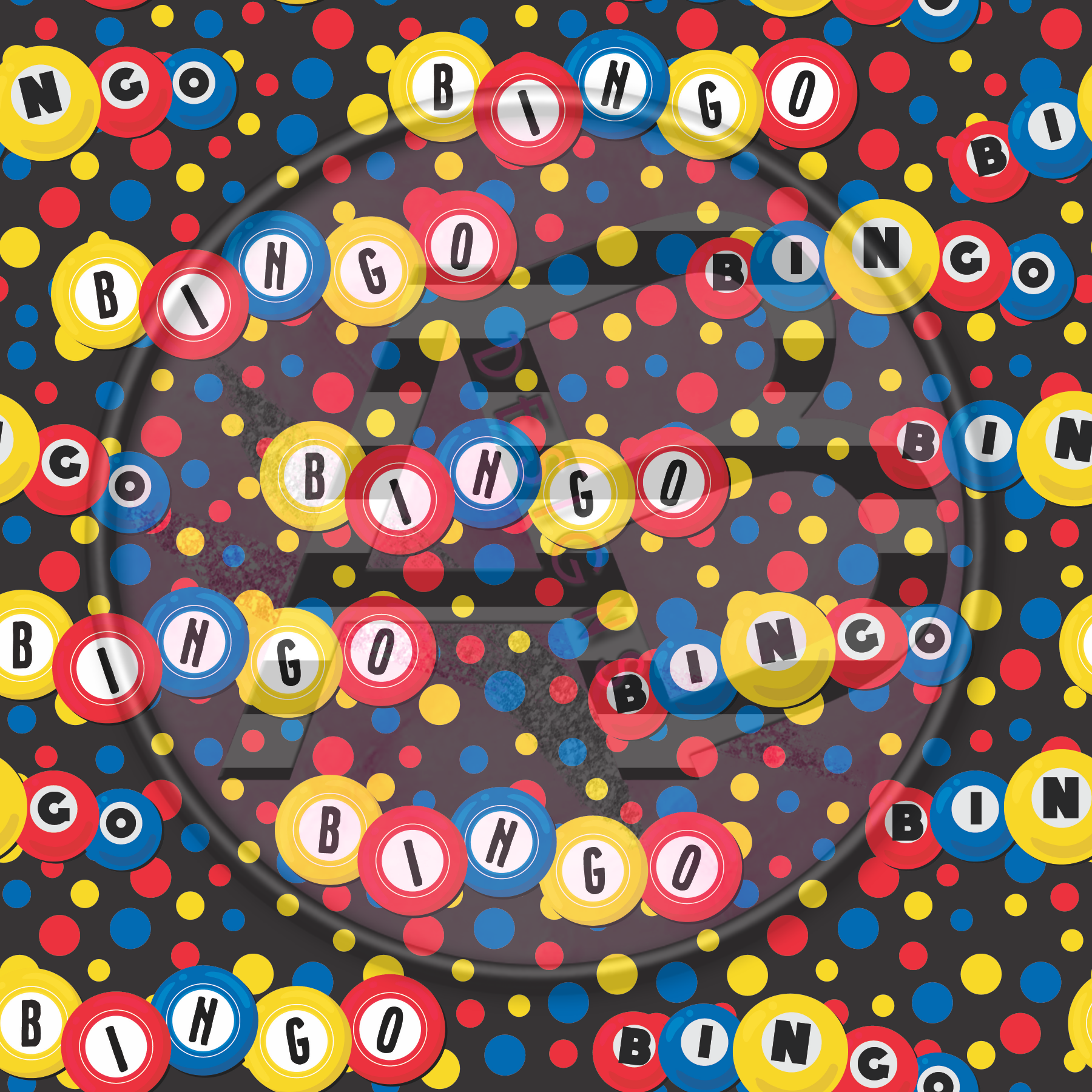 Adhesive Patterned Vinyl - Bingo 01 – AB Designs, Co.