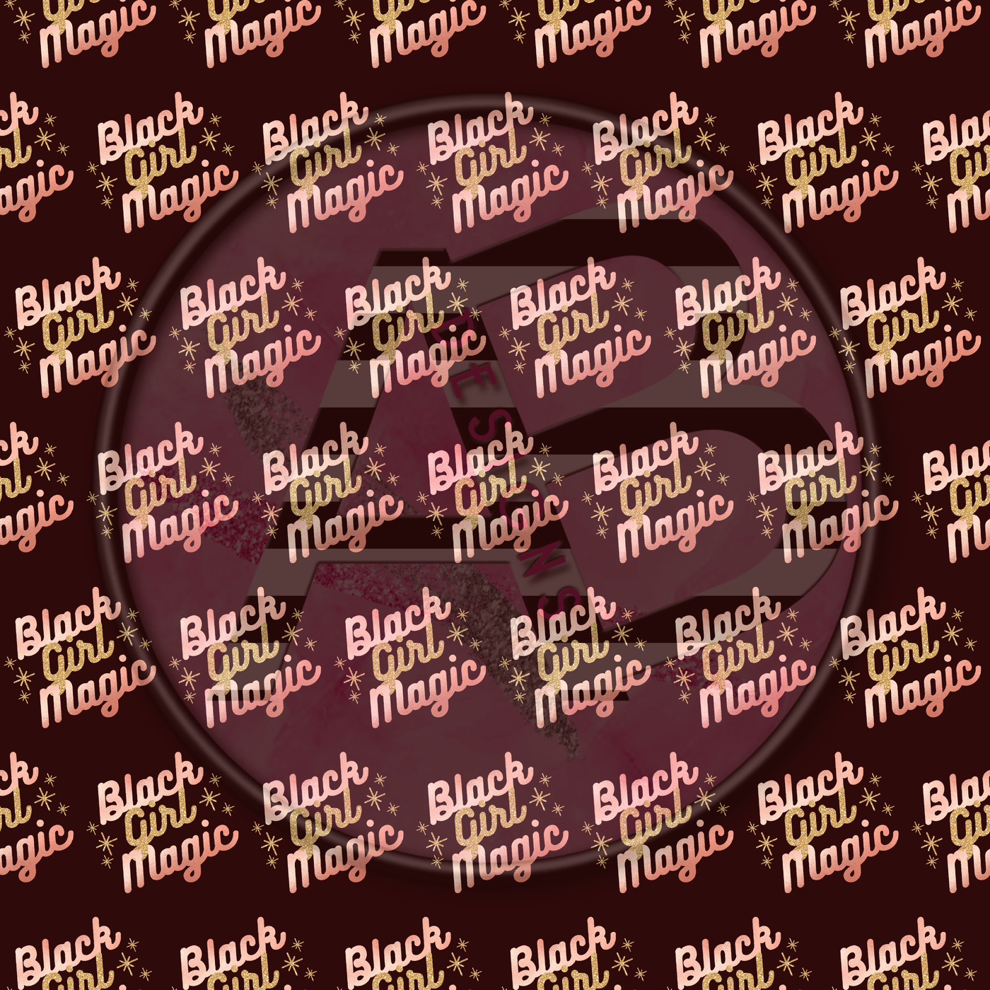 Adhesive Patterned Vinyl - Black Girl Magic 19