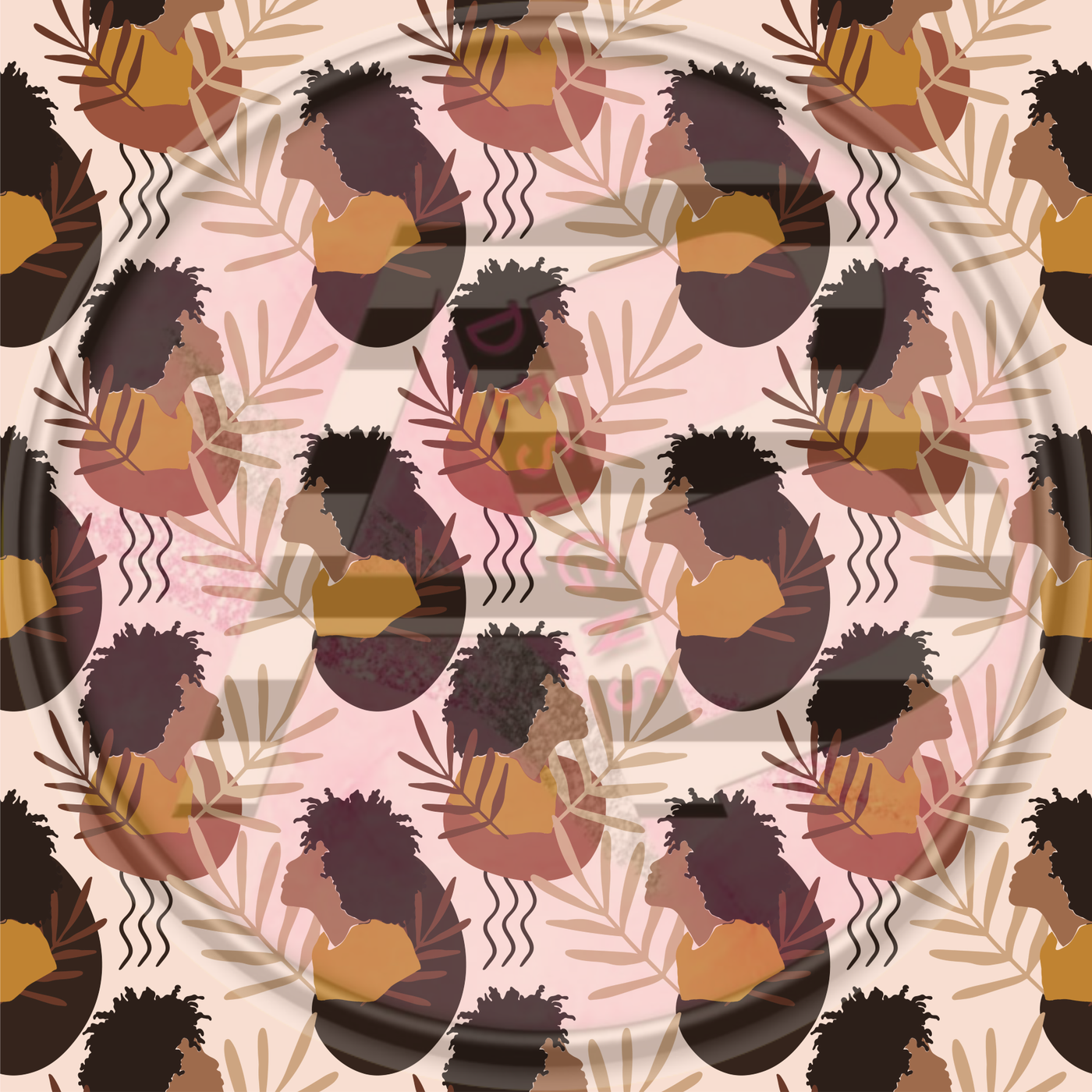 Adhesive Patterned Vinyl - Black Girl Magic 63