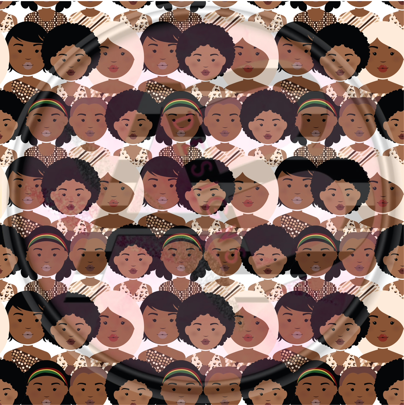 Adhesive Patterned Vinyl - Black Girl Magic 86