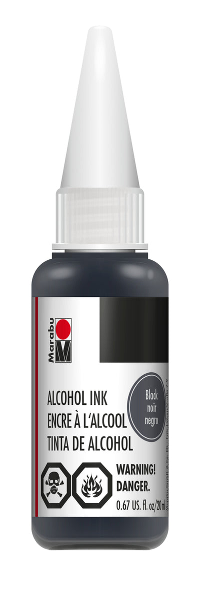 Black Marabu Alcohol Ink 073