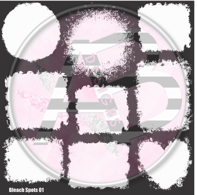 Adhesive Patterned Vinyl - Bleach Spots 01