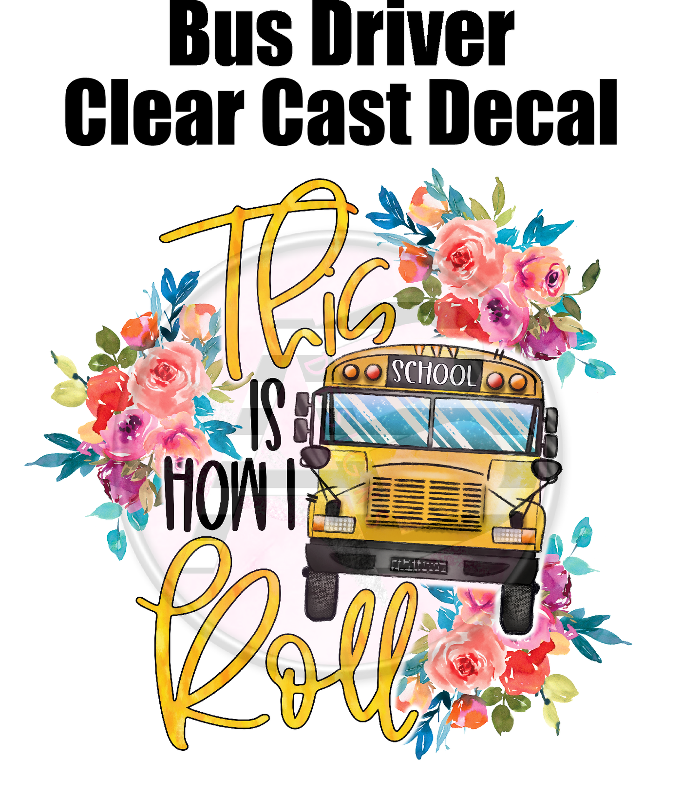 Bus Driver 02 - Clear Cast Decal