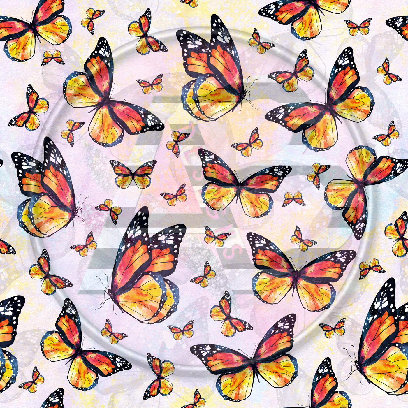 Adhesive Patterned Vinyl - Butterfly 5