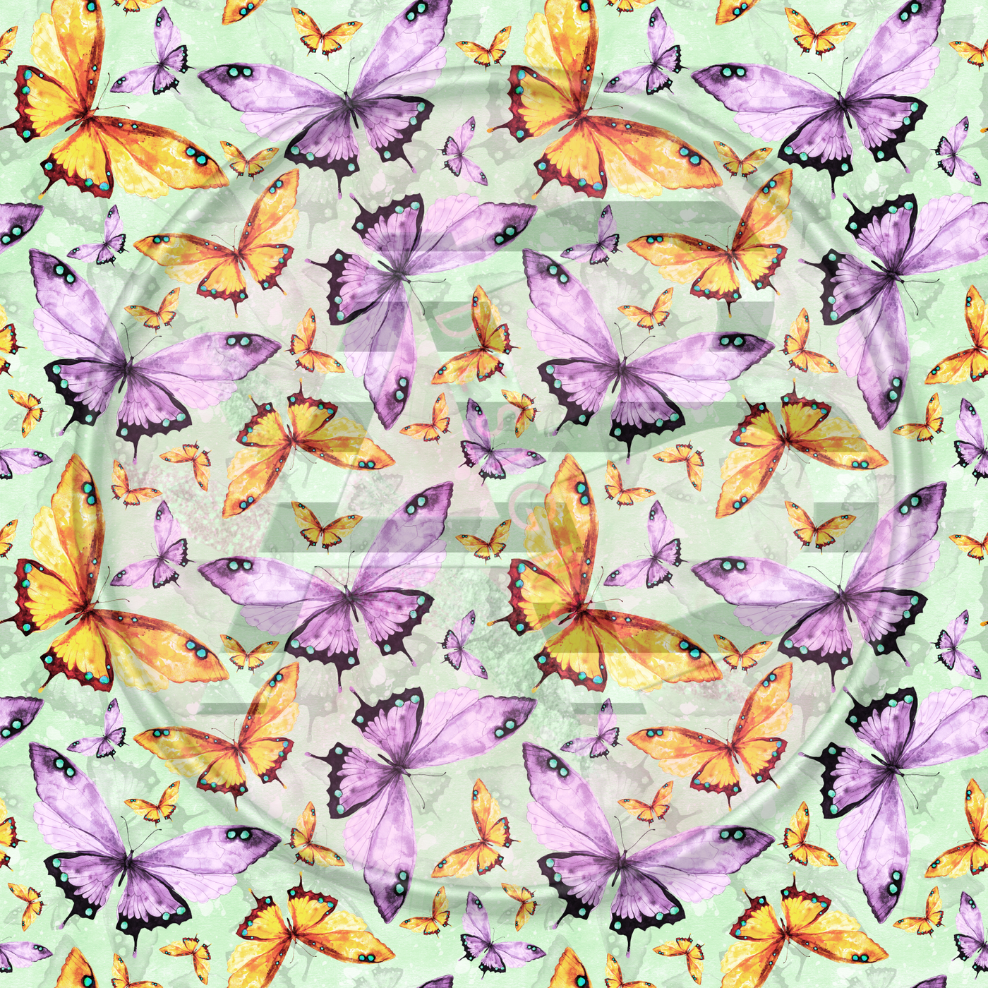 Adhesive Patterned Vinyl - Butterfly 09 Smaller