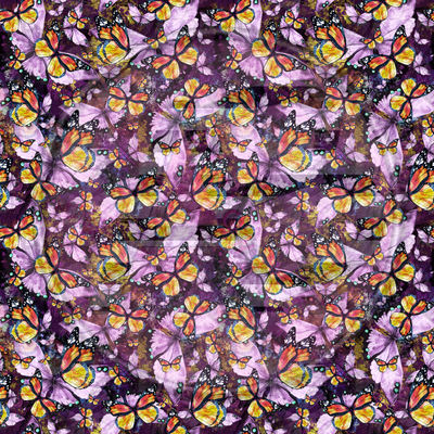 Adhesive Patterned Vinyl - Butterfly 13 Smaller