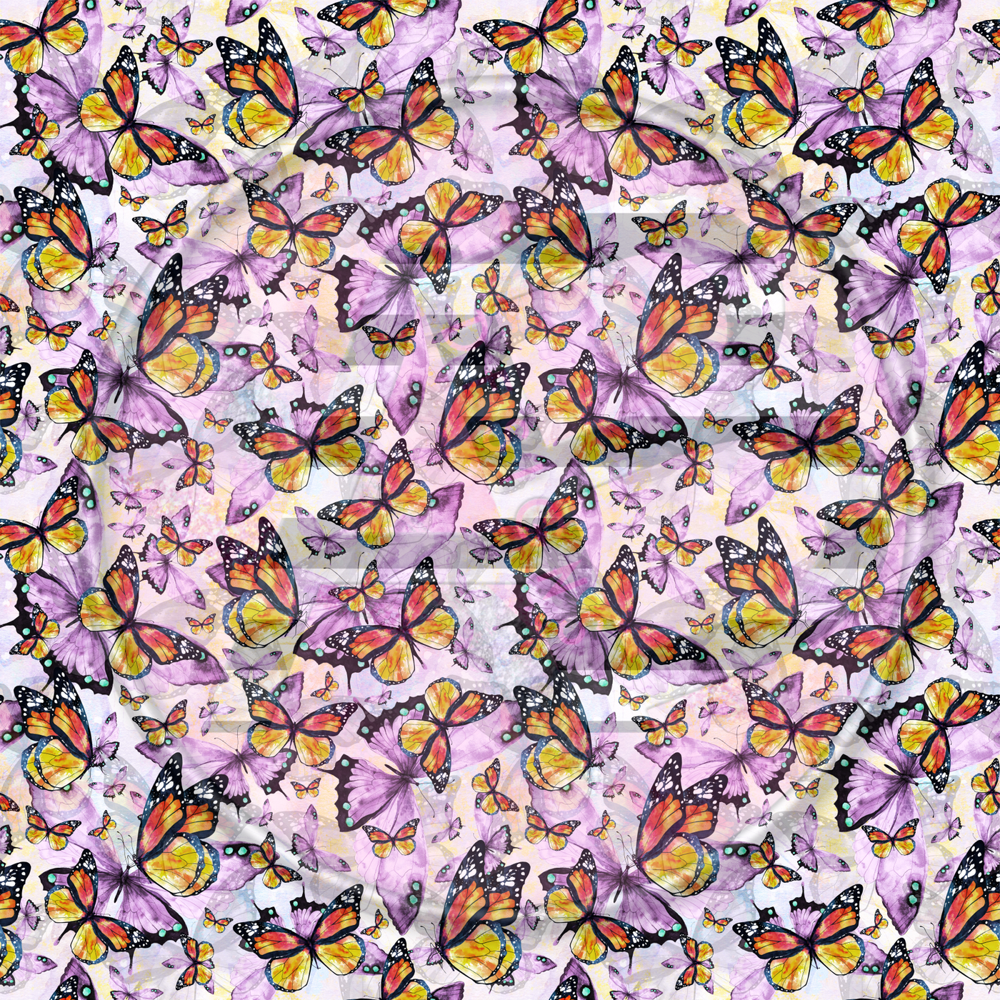 Adhesive Patterned Vinyl - Butterfly 14 Smaller