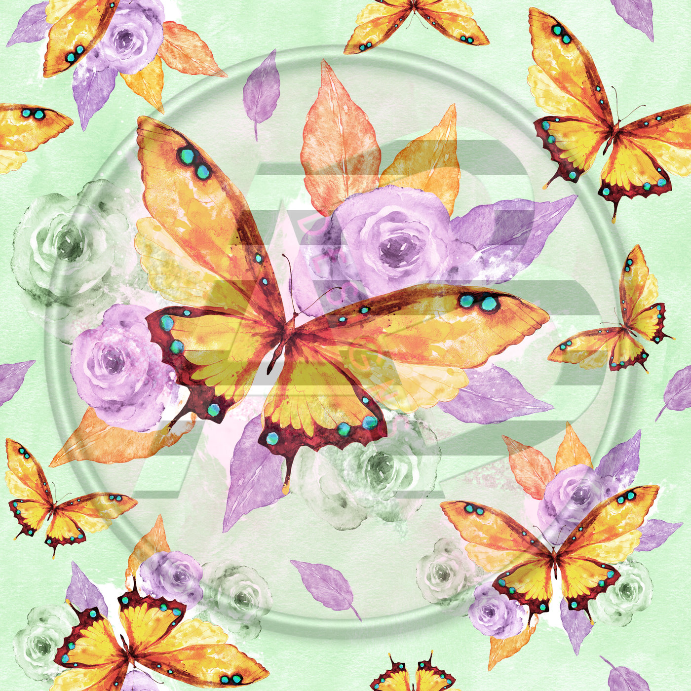 Adhesive Patterned Vinyl - Butterfly 15