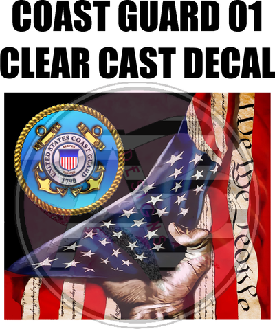 Coast Guard 01 - Clear Cast Decal