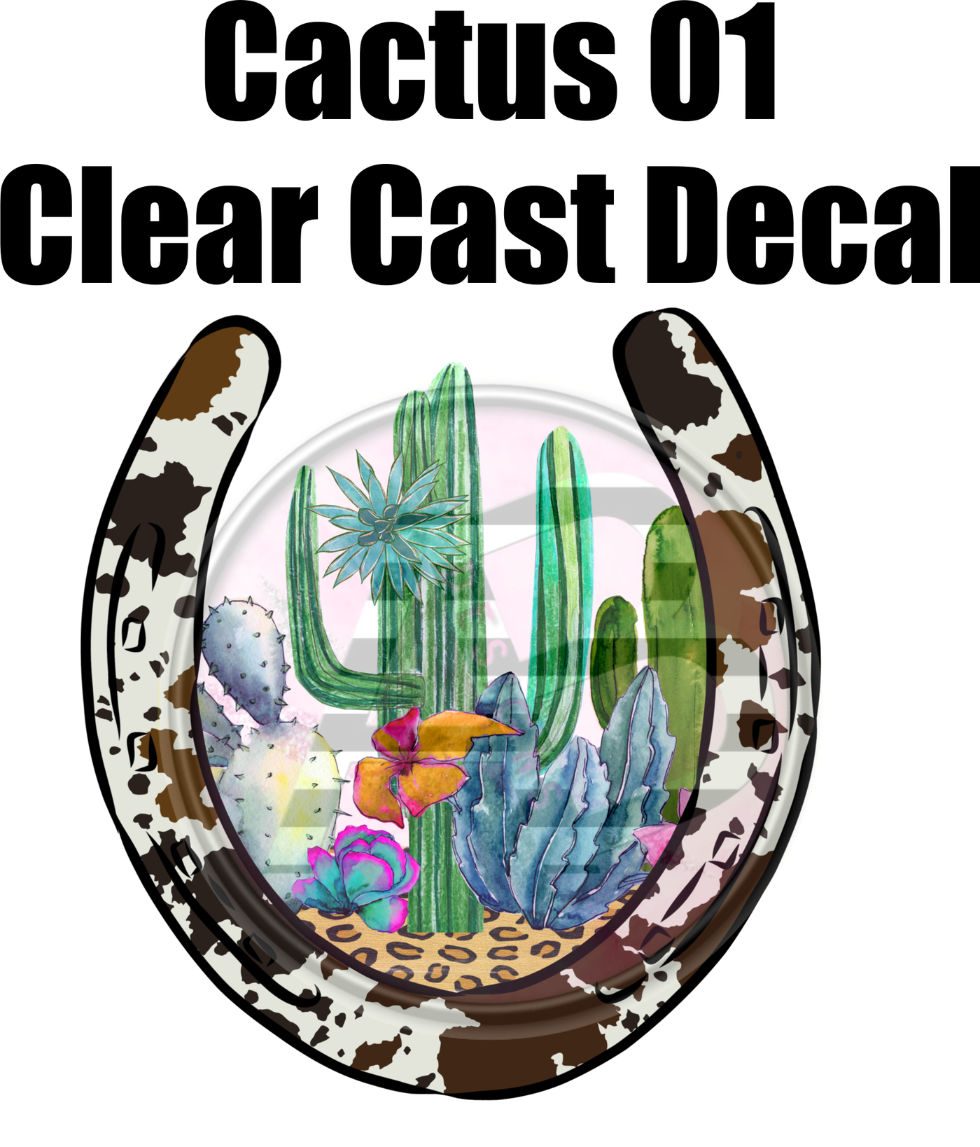 Cactus 01 - Clear Cast Decal