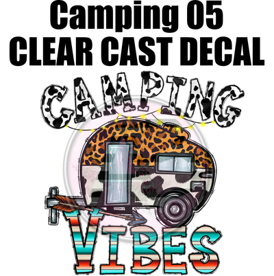 Camping 05 - Clear Cast Decal
