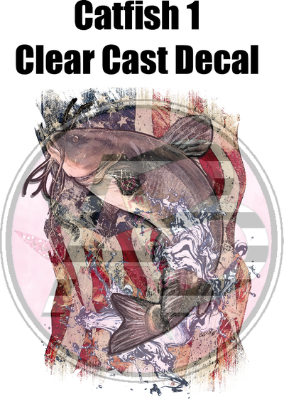 Catfish - Clear Cast Decal