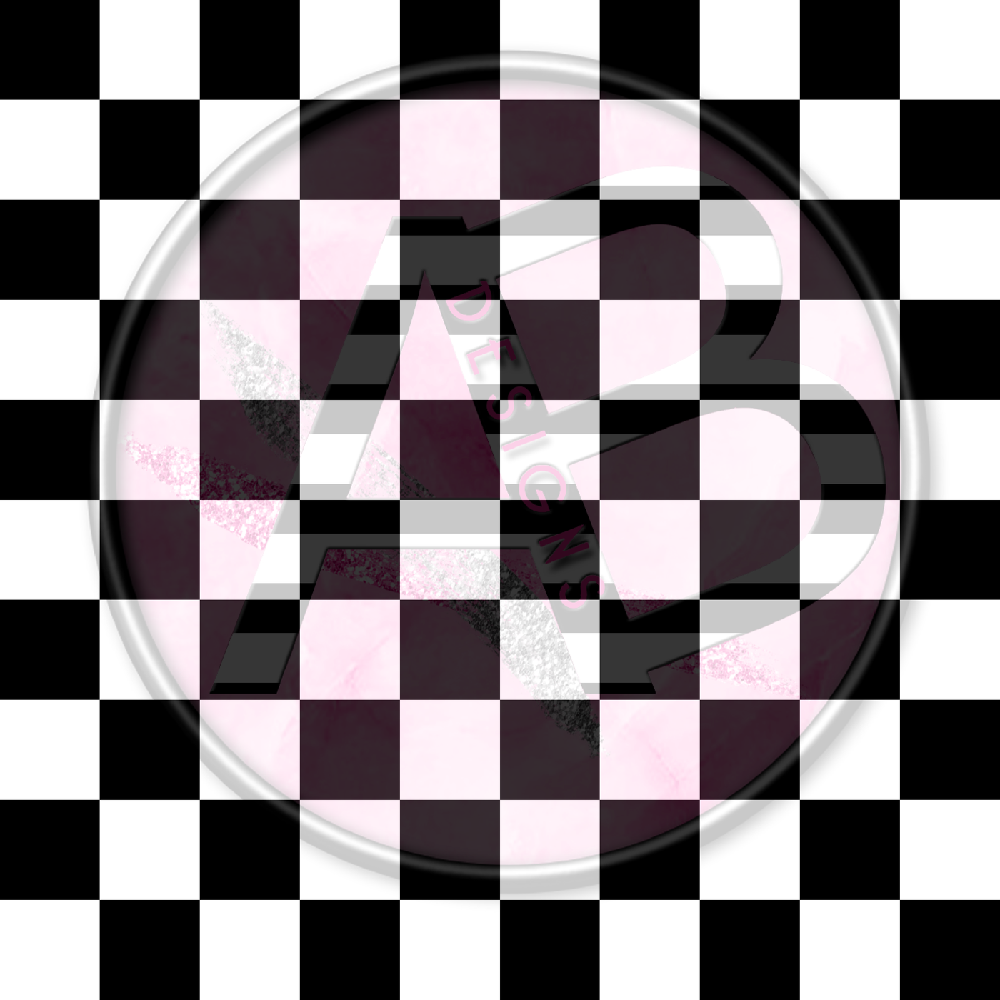 Adhesive Patterned Vinyl - Checkered 01