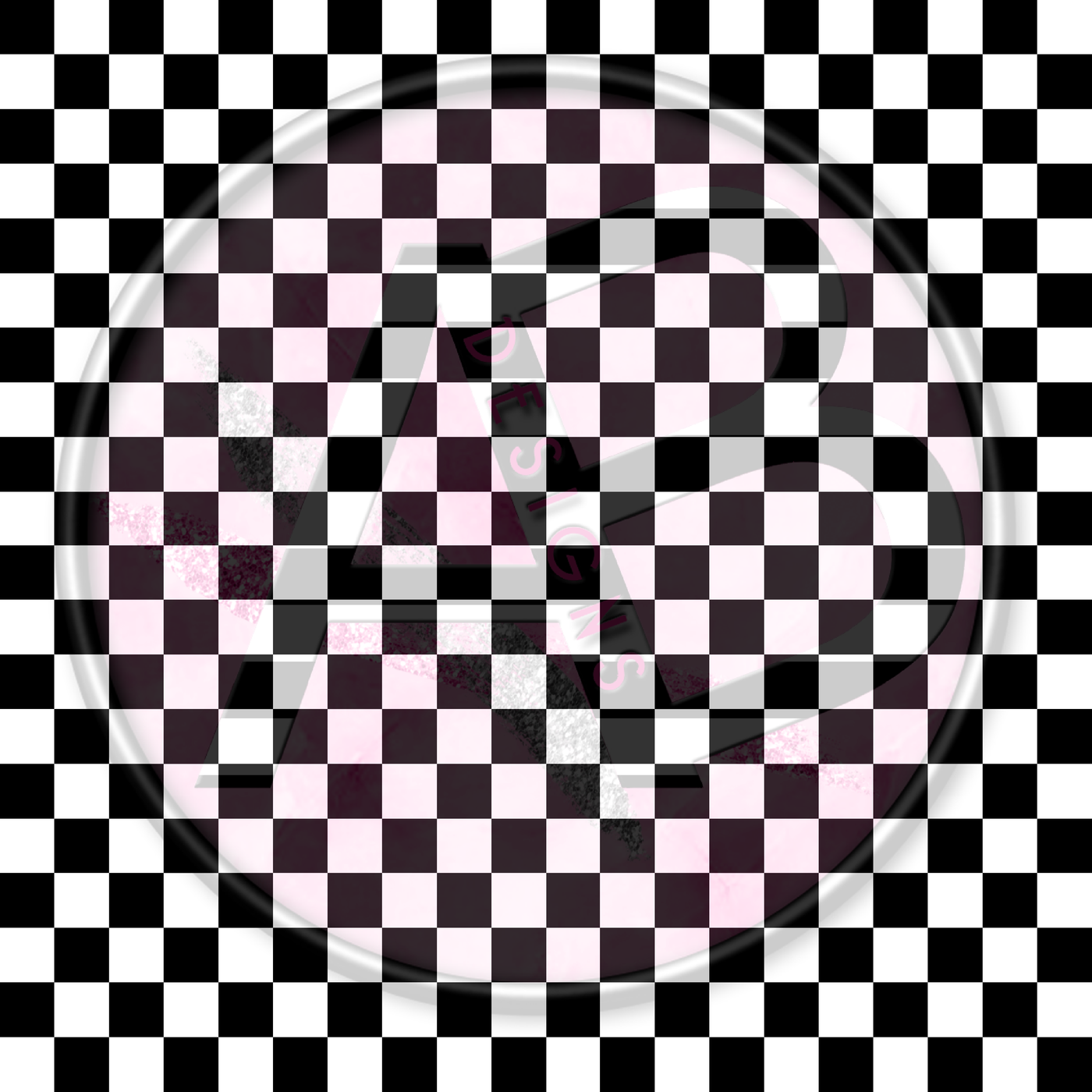 Adhesive Patterned Vinyl - Checkered 01 SMALLER