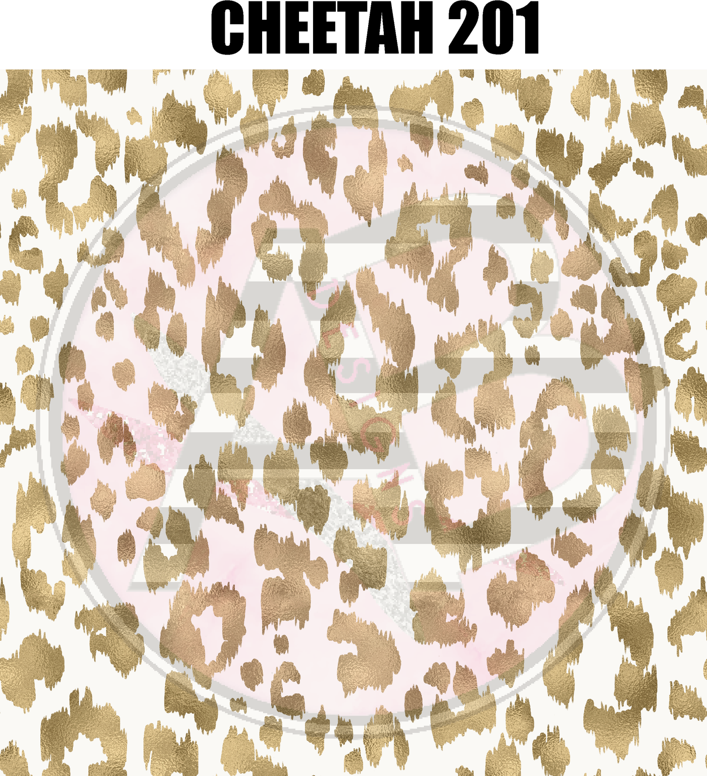 Adhesive Patterned Vinyl - Cheetah 201