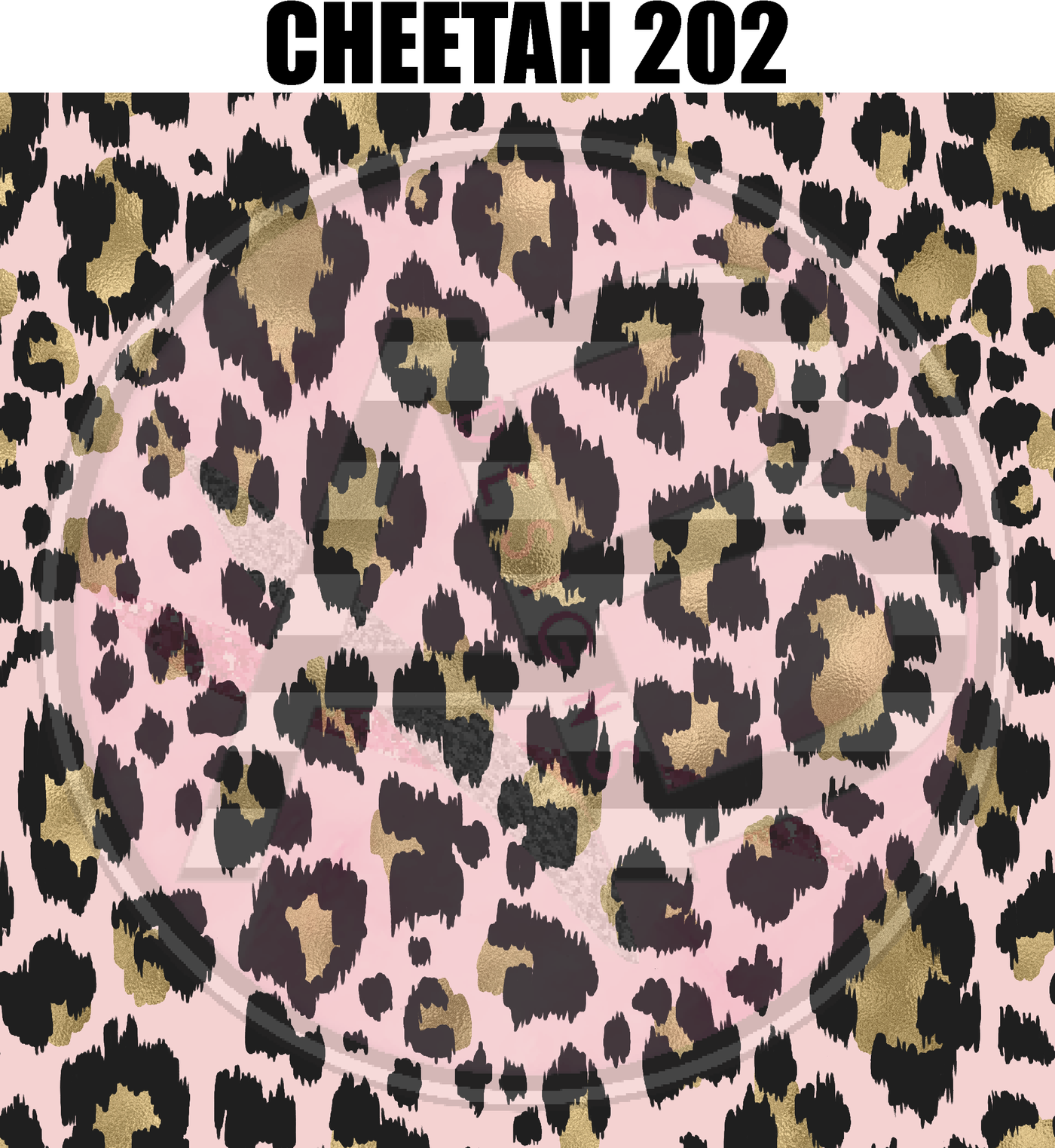 Adhesive Patterned Vinyl - Cheetah 202