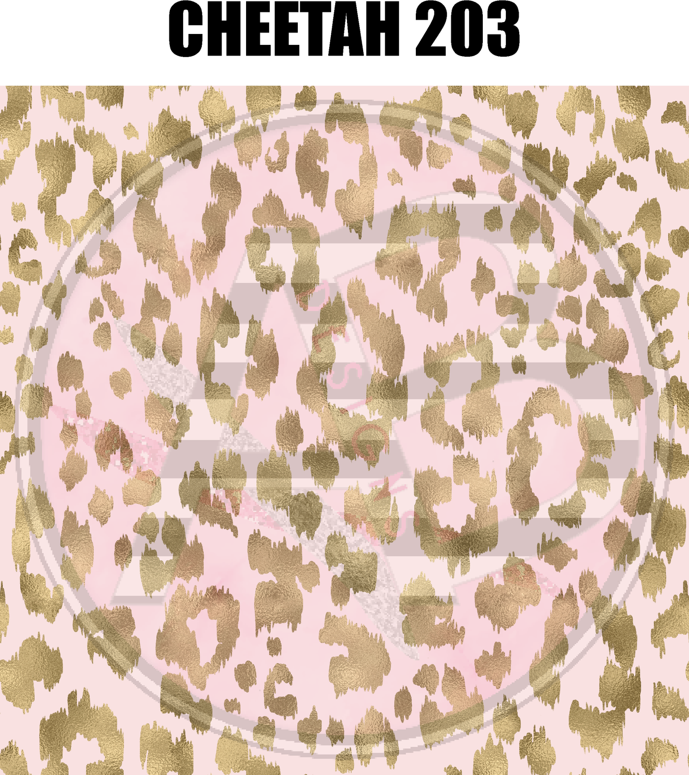 Adhesive Patterned Vinyl - Cheetah 203