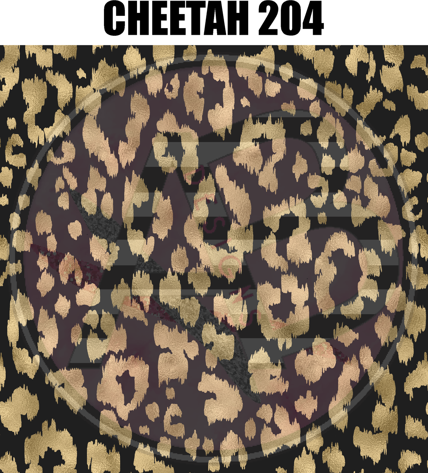 Adhesive Patterned Vinyl - Cheetah 204