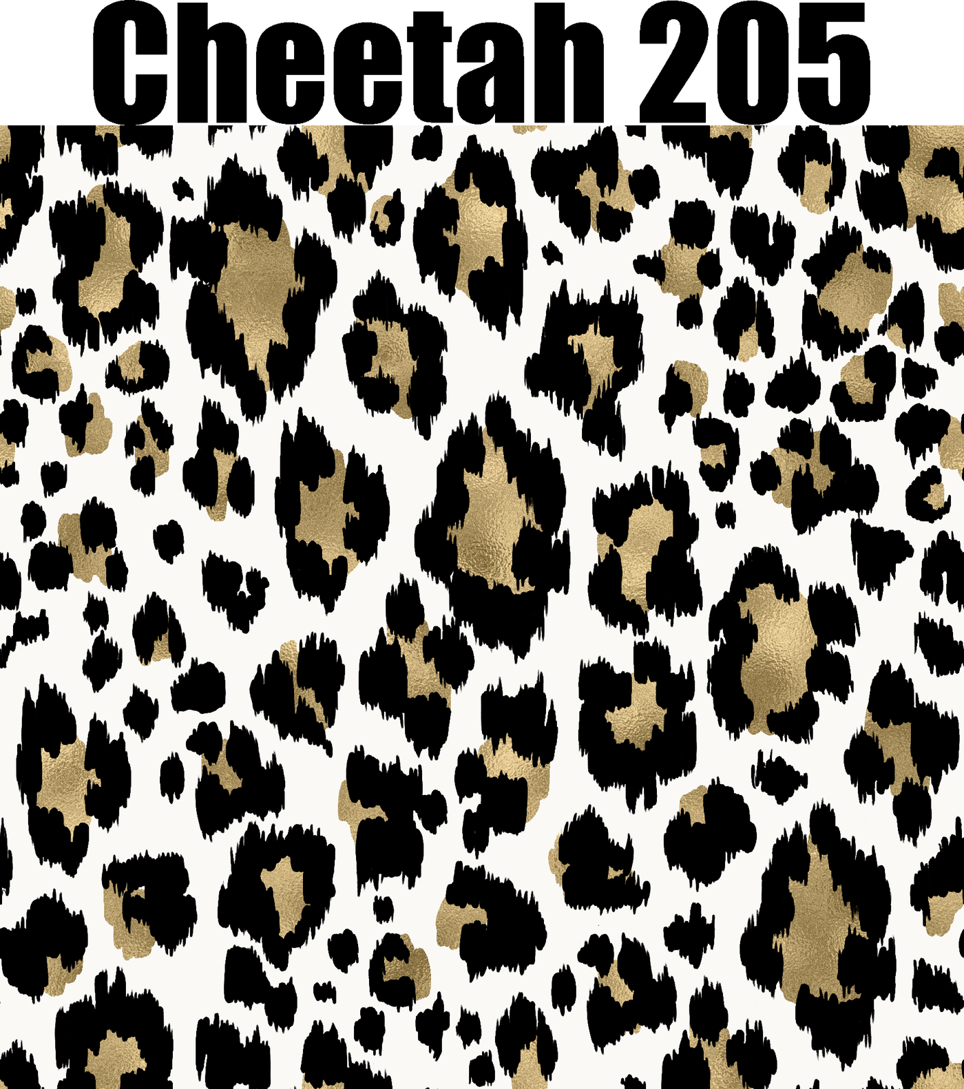 Adhesive Patterned Vinyl - Cheetah 205