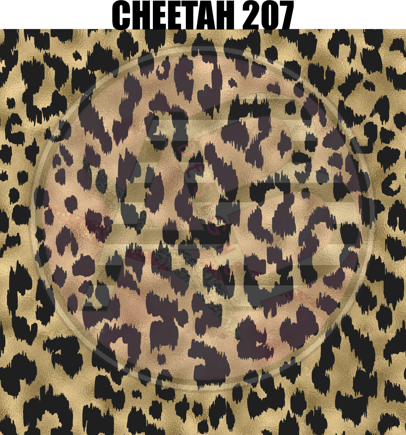 Adhesive Patterned Vinyl - Cheetah 207