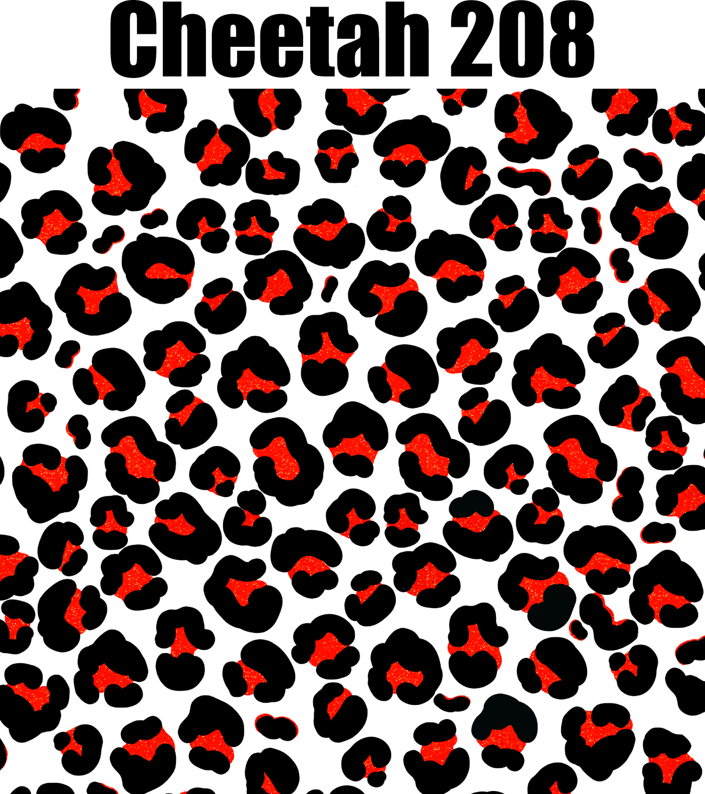 Adhesive Patterned Vinyl - Cheetah 208