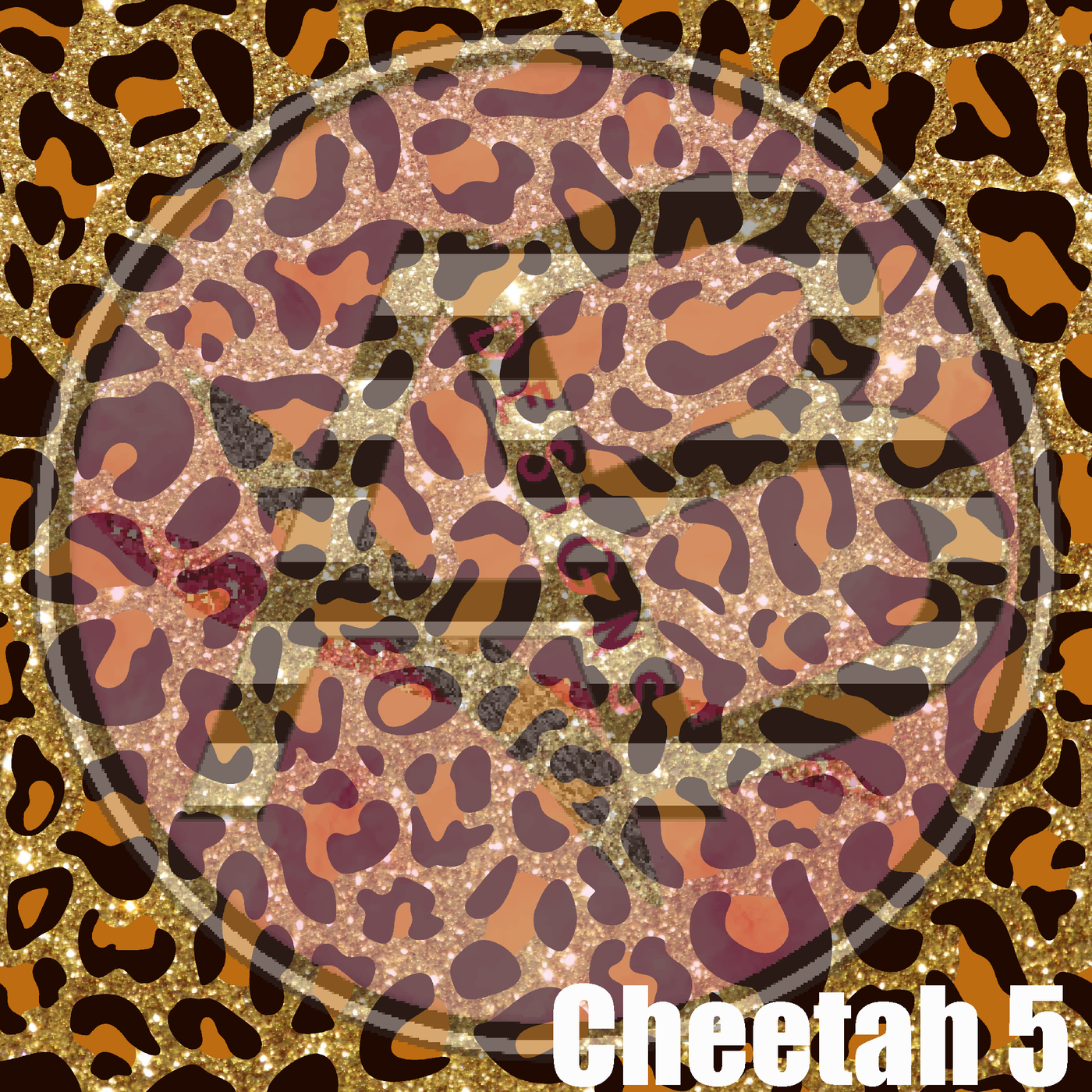 Adhesive Patterned Vinyl - Cheetah 5