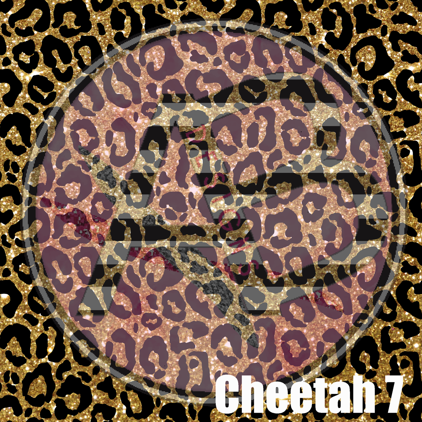 Adhesive Patterned Vinyl - Cheetah 7
