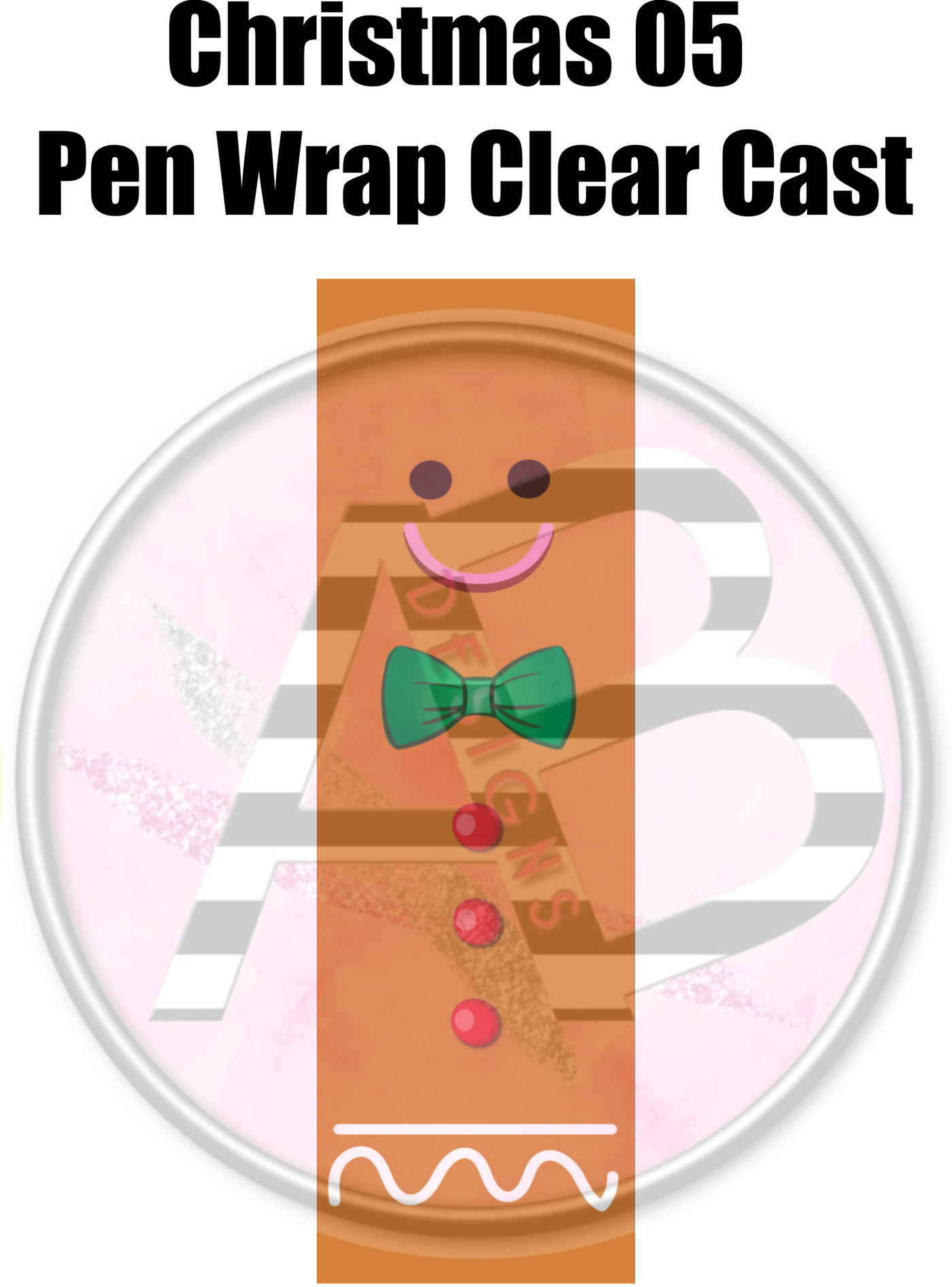 Christmas 05 - Pen Wrap Clear Cast Decal