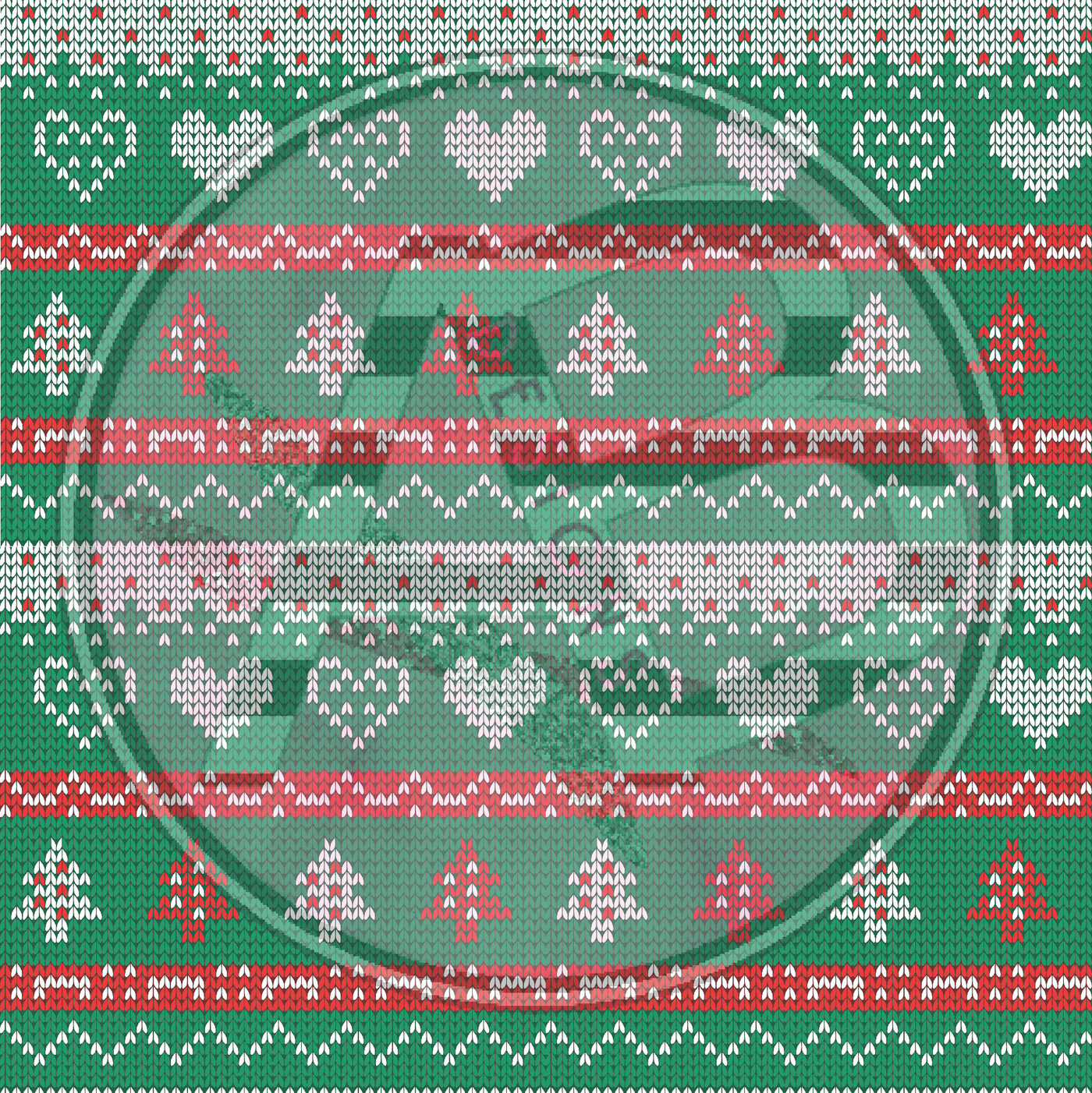 Adhesive Patterned Vinyl -  Christmas 5006