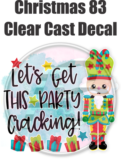 Christmas 83 - Clear Cast Decal