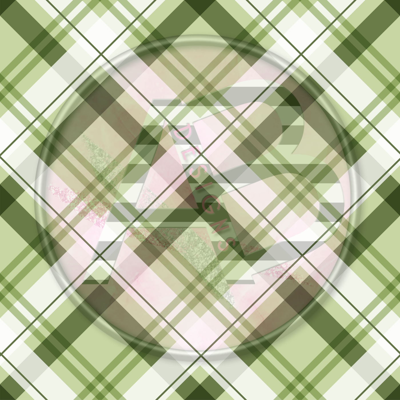 Adhesive Patterned Vinyl - Christmas Plaid 08