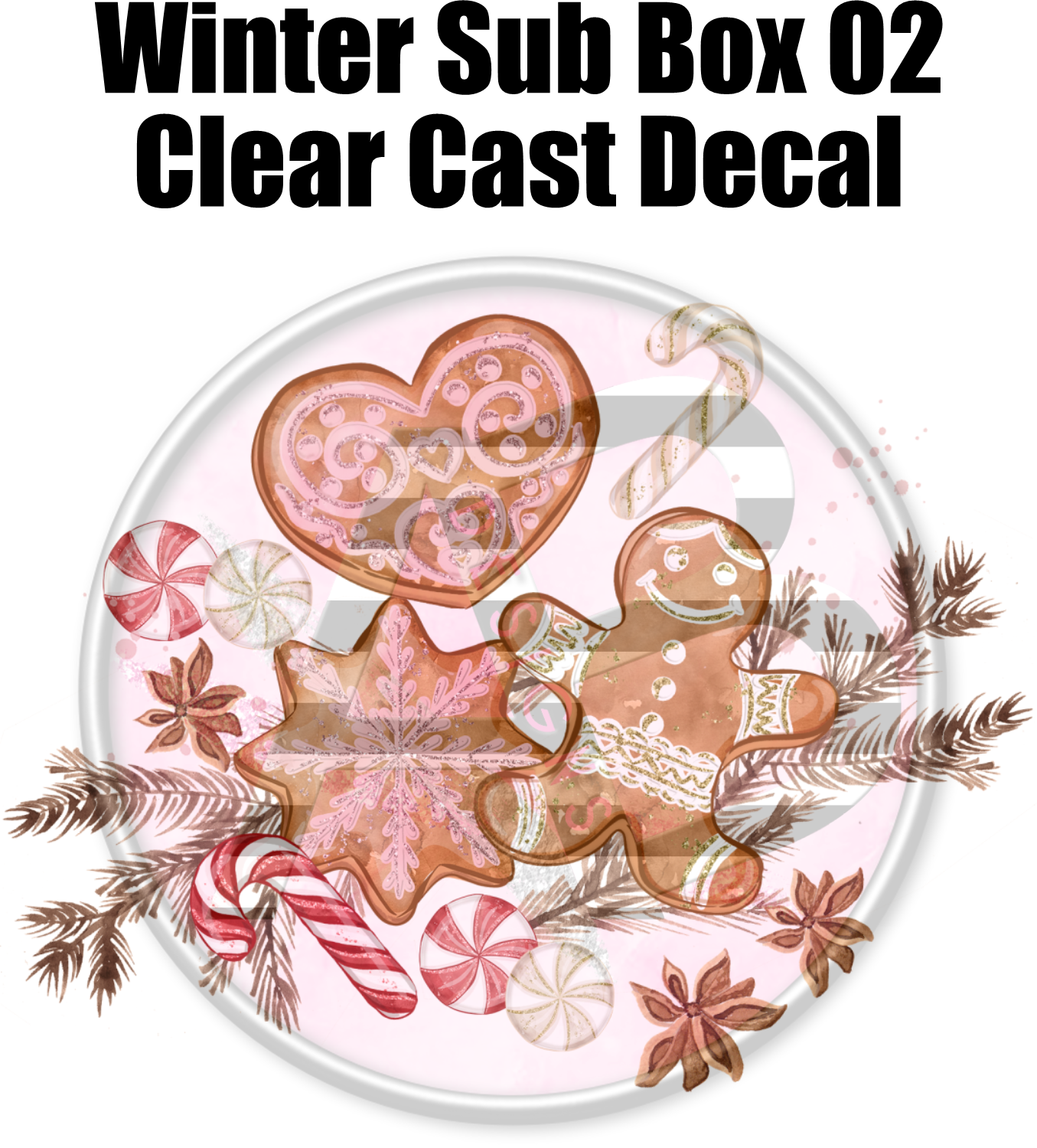 Winter Sub Box Decal 02 - Clear Cast Decal