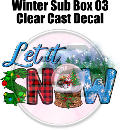 Winter Sub Box Decal 03 - Clear Cast Decal