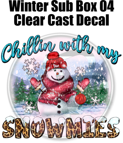 Winter Sub Box Decal 04 - Clear Cast Decal