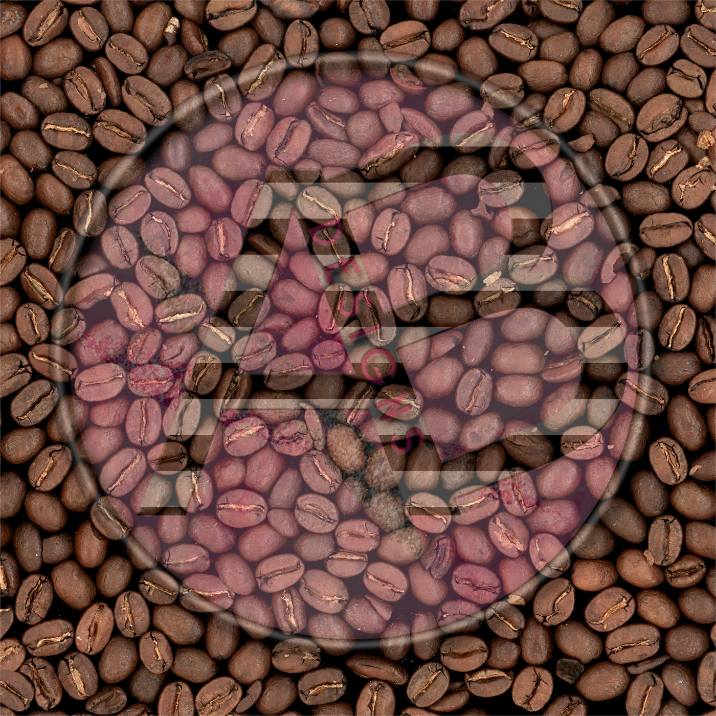 Adhesive Patterned Vinyl - Coffee 13