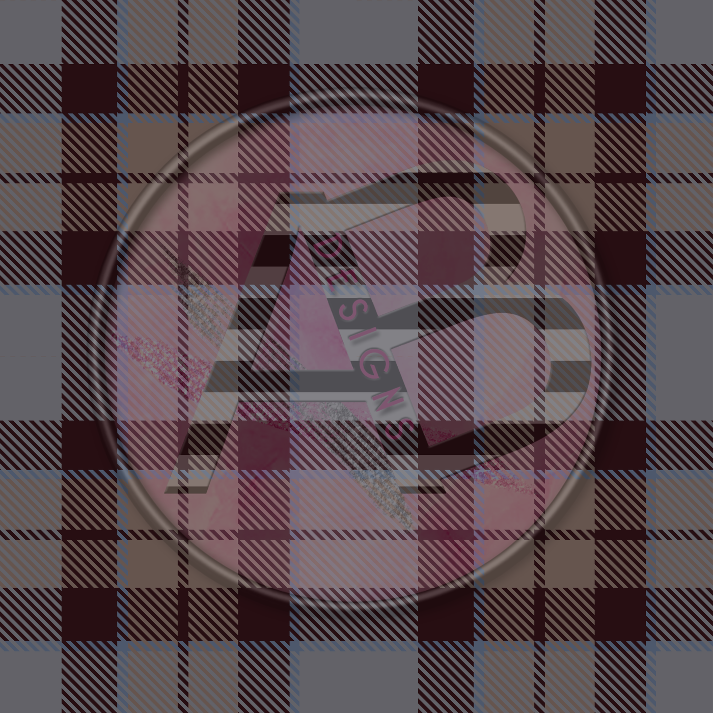 Adhesive Patterned Vinyl - Dad Plaid 03