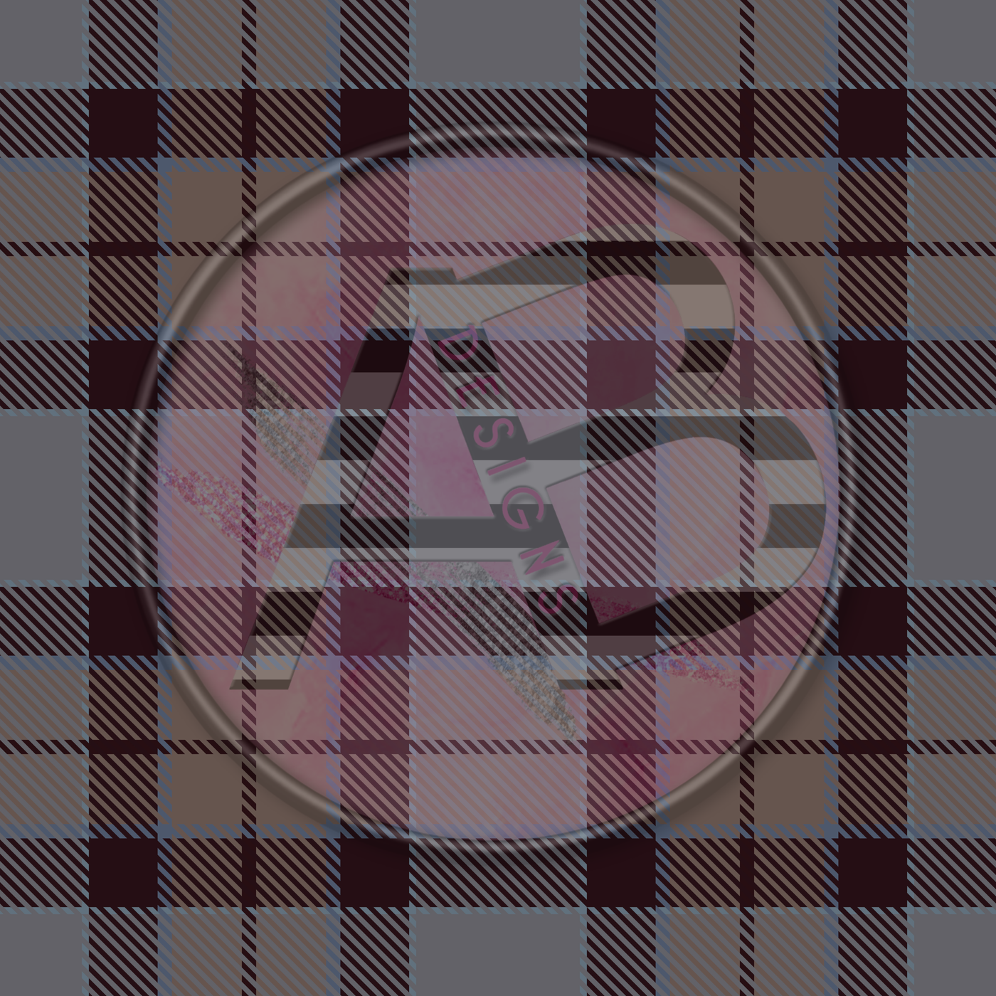 Adhesive Patterned Vinyl - Dad Plaid 08