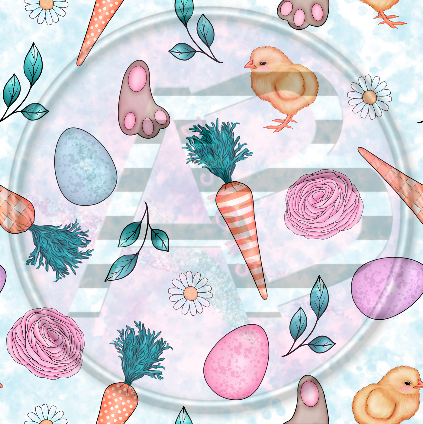 Adhesive Patterned Vinyl - Easter 26