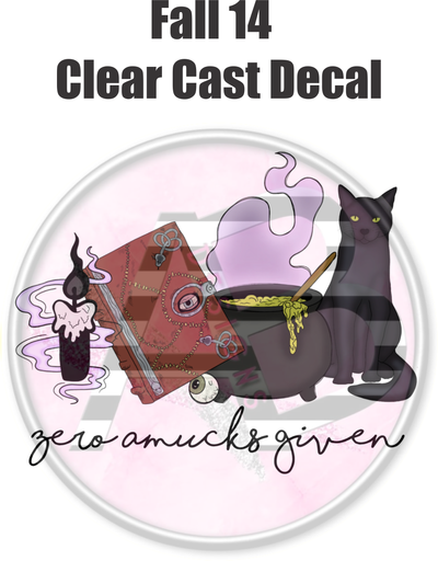 Fall 14 - Clear Cast Decal