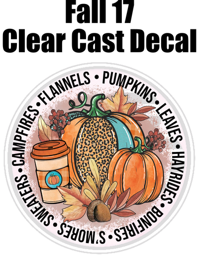 Fall 17 - Clear Cast Decal