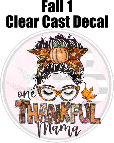 Fall 01 - Clear Cast Decal